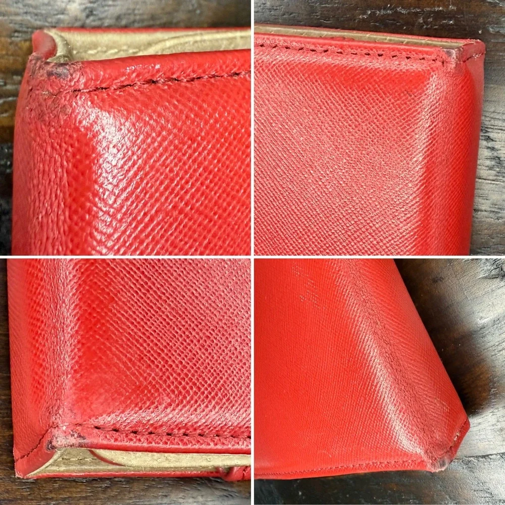 Tory Burch iPad Case Red Saffiano Leather